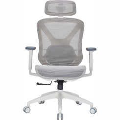 Мебель для геймеров - Кресло офисное OfficePro Atlas White/Light Gray (OC630-W-LG-LG) Мебель для геймеров - Кресло офисное OfficePro Atlas White/Light Gray (OC630-W-LG-LG)