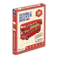 3D-пазлы - Трехмерная головоломка-конструктор CubicFun Автобус Double-Decker (S3018h)