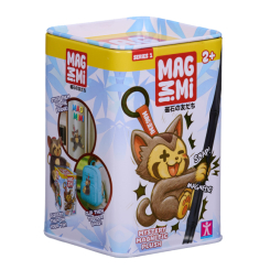 Мягкие животные - Мягкая игрушка-сюрприз Mag Mi Mi с подвесом в металлическом боксе (3M-08527)