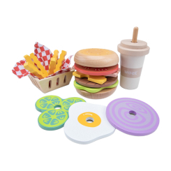 Детские кухни и бытовая техника - Игровой набор New classic toys Фастфуд (10617)