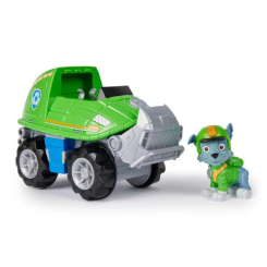 Фигурки персонажей - Игровой набор Paw Patrol Джунгли Автомобиль-трансформер с водителем Рокки (SM17776/0648)