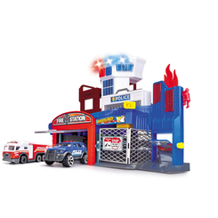 Автотреки, паркінги та гаражі - Ігровий набір Dickie Toys Рятувальна станція з водяною помпою (3719021)