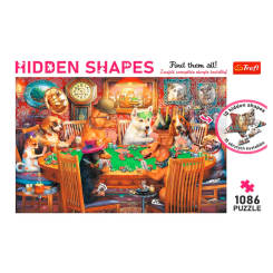 Пазлы - Пазл Trefl Hidden Shapes Ночь игр (10749)
