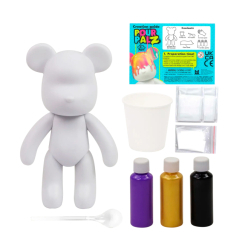 Набори для творчості - Набір для творчості Pour Palz Флюїд Арт Ведмедик Опівнічне золото (GS-G25029) Набори для творчості - Набір для творчості Pour Palz Флюїд Арт Ведмедик Опівнічне золото (GS-G25029)