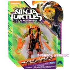 Фігурки персонажів - Ігрова фігурка TMNT серії Movie II Мікеланджело в костюмі пірата Ninja Turtles (88007)