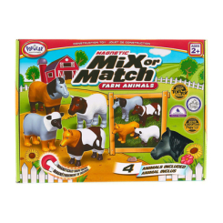 Магнітні конструктори - Магнітний конструктор Popular Playthings Фермерські тварини 16 елементів (PPT-62001)