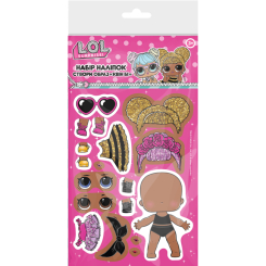 Набори для творчості - Набір наклейок Перо L.O.L. Surprise! Створи образ Квін Бі (124704)