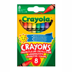 Канцтовари - Набір воскової крейди Crayola 8 шт (52-3008)
