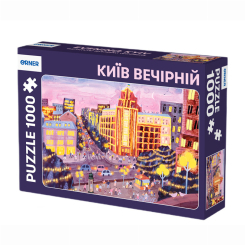 Пазлы - Пазл Orner Киев вечерний 1000 элементов (orner-2105) Пазлы - Пазл Orner Киев вечерний 1000 элементов (orner-2105)