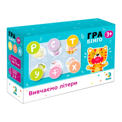Настільні ігри - Настільна гра DoDo Бінго Вивчаємо літери українською (300197)