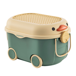 Бокси для іграшок - Ящик для іграшок Poppet Каченя Грін на колесах (2044003)