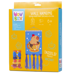 Набори для творчості - Набір для творчості Wow Box Вчимося вишивати панно Капібара в чашці (WOW0277)