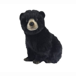Мягкие животные - Мягкая игрушка Hansa Черный медвежонок 24 см (4806021970409)