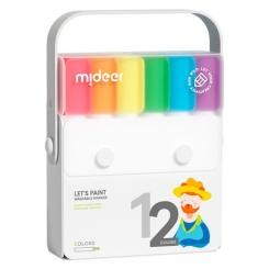 Канцтовари - Набір маркерів Mideer 12 кольорів (MD1296)