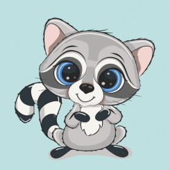 Товары для рисования - Картина по номерам Art Craft Енотик 30 х 30 см (15091-AC) Товары для рисования - Картина по номерам Art Craft Енотик 30 х 30 см (15091-AC)