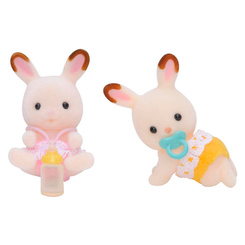 Уцененные игрушки - Уценка! Игровой набор Шоколадные Крольчата двойняшки Sylvanian Families (5080)
