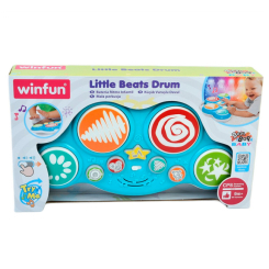 Развивающие игрушки - Музыкальная игрушка WinFun Барабан со звуками животных (2010-NL)