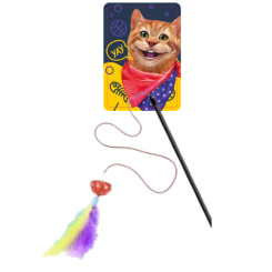 Іграшки для котів - Іграшка-дражнилка для котів Friend is на паличці (FG240418011D)