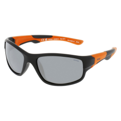 Солнцезащитные очки - Солнцезащитные очки INVU черные с оранжевыми вставками (22408C_IK)