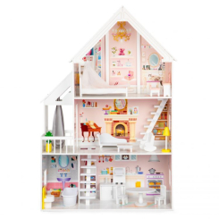 Мебель и домики - Игровой набор Ecotoys Кукольный дом Пудровая резиденция (4127)