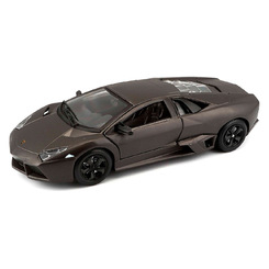 Транспорт і спецтехніка - Автомодель Lamborghini Reventon Bburago сірий металік 1:24 (18-21041)