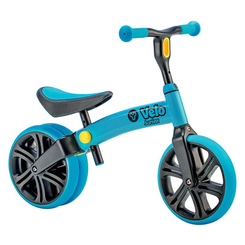 Велосипеди та біговели - Біговел YVolution Velo Junior чорно-блакитний (101049)
