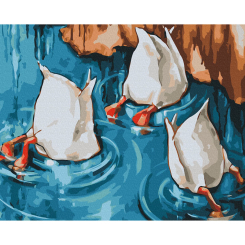 Товари для малювання - Картина за номерами Brushme Гусячі лапки ANNART (BS53875)