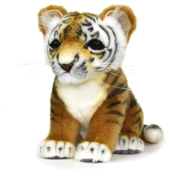 Мягкие животные - Мягкая игрушка Hansa Малыш амурского тигра 26 см (4806021972960)