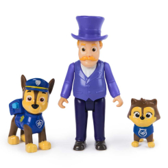 Фігурки персонажів - Набір фігурок Paw Patrol Гонщик, мер Гамдінґер та кіт (SM17706/6070746)