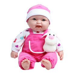 Игровые пупсы - Пупс мягкий с собачкой JC Toys (JC35065-1)