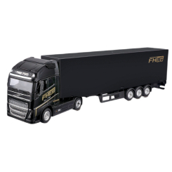 Транспорт и спецтехника - Автомодель Bburago Фура Volvo FH16 Globetrotter 750 XXL черный (18-31461/2)