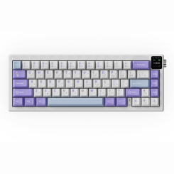 Клавиатура и мыши - ​Клавиатура Ajazz AK650 Flying Fish Switch Purple RGB With Screen (AK650-FF-PWB)