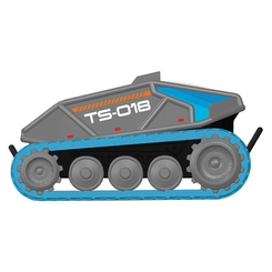 Радиоуправляемые модели - Машинка Maisto Tech Tread shredder на радиоуправлении серо-голубая (82101 grey/blue)