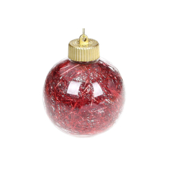 Аксесуари для свят - Куля новорічна BonaDi D-8 см Червоний (182-143) (MR62289)