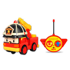 Фигурки персонажей - Игрушка Пожарная машина Рой на пульте управления Poli Robocar (83186)