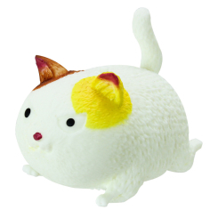 Антистрес іграшки - Іграшка-антистрес Shantou Jinxing Кіт білий з кольоровими вушками (TL-003/3)