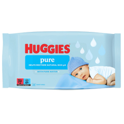 Пеленки и салфетки - Влажные салфетки Huggies Pure 56 шт (5029053550039)