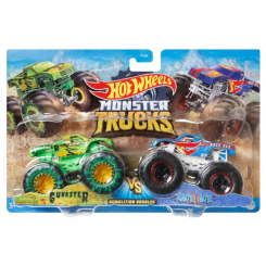 Транспорт и спецтехника - Набор машинок Hot Wheels Monster Trucks Gunkster vs Race ace (FYJ64/HDG23)