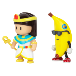 Фігурки персонажів - Набір ігрових фігурок Stumble Guys Клеопатра та Банан (SG2015-4)