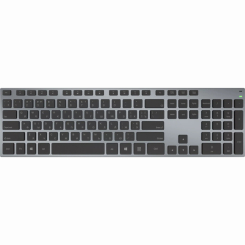 Клавиатура и мыши - Клавиатура OfficePro USB адаптер 2.4 ГГц Bluetooth серый металлик (SK1500)