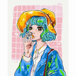 Товари для малювання - Картина за номерами Brushme Мрійниця (BS53905)