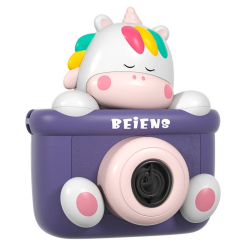 Мильні бульбашки - Генератор мильних бульбашок Beiens Фотоапарат Єдиноріг (907D)