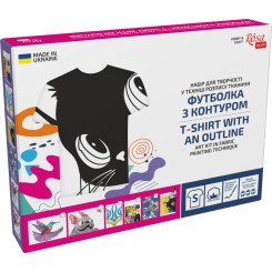 Наборы для творчества - Набор для творчества Rosa Talent Футболка-раскраска Черный кот (N0003803)