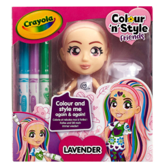 Товари для малювання - Набір для творчості Crayola Colour n Style Лаванда (918940.005)