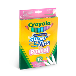 Канцтовары - Набор фломастеров Crayola Supertips 12 шт (58-7515)