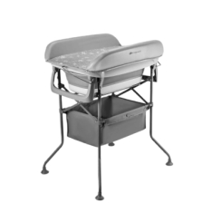 Товары по уходу - Столик для пеленания с ванночкой Kinderkraft Bubbly Grey (KABUBB00GRY0000)