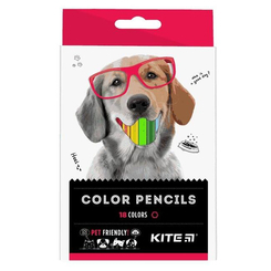 Канцтовари - ​Кольорові олівці Kite Dogs 18 шт (K22-052-1)