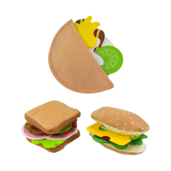 Наборы профессий - ​Игровой набор Країна Іграшок Мягкие продукты фаст фуд (6331)