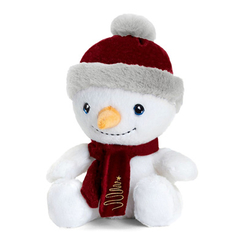 Персонажи мультфильмов - Мягкая игрушка Keel Toys Eco Christmas Снеговик 14 см (SX6394/6)