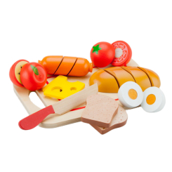 Дитячі кухні та побутова техніка - Ігровий набір New Classic Toys Сніданок (8718446105785)